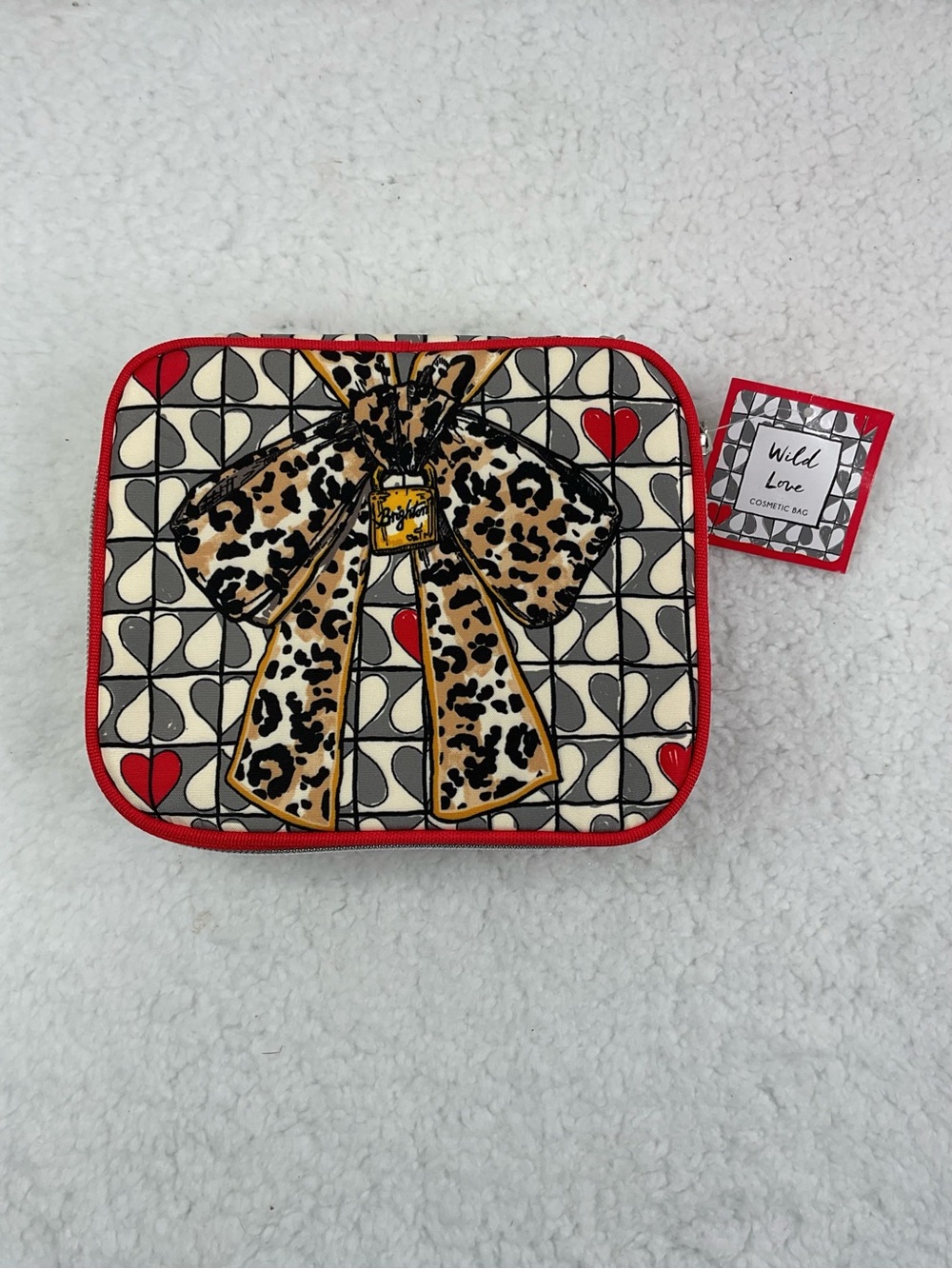 Brighton Wild Love Cosmetics Zip Around Case NWT
